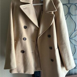 Old Navy Women's Camel Pea Coat